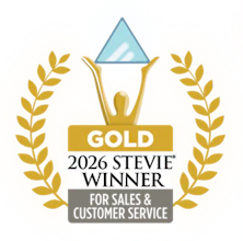 Gold Stevie Winner 2026 — Sales & Customer Service