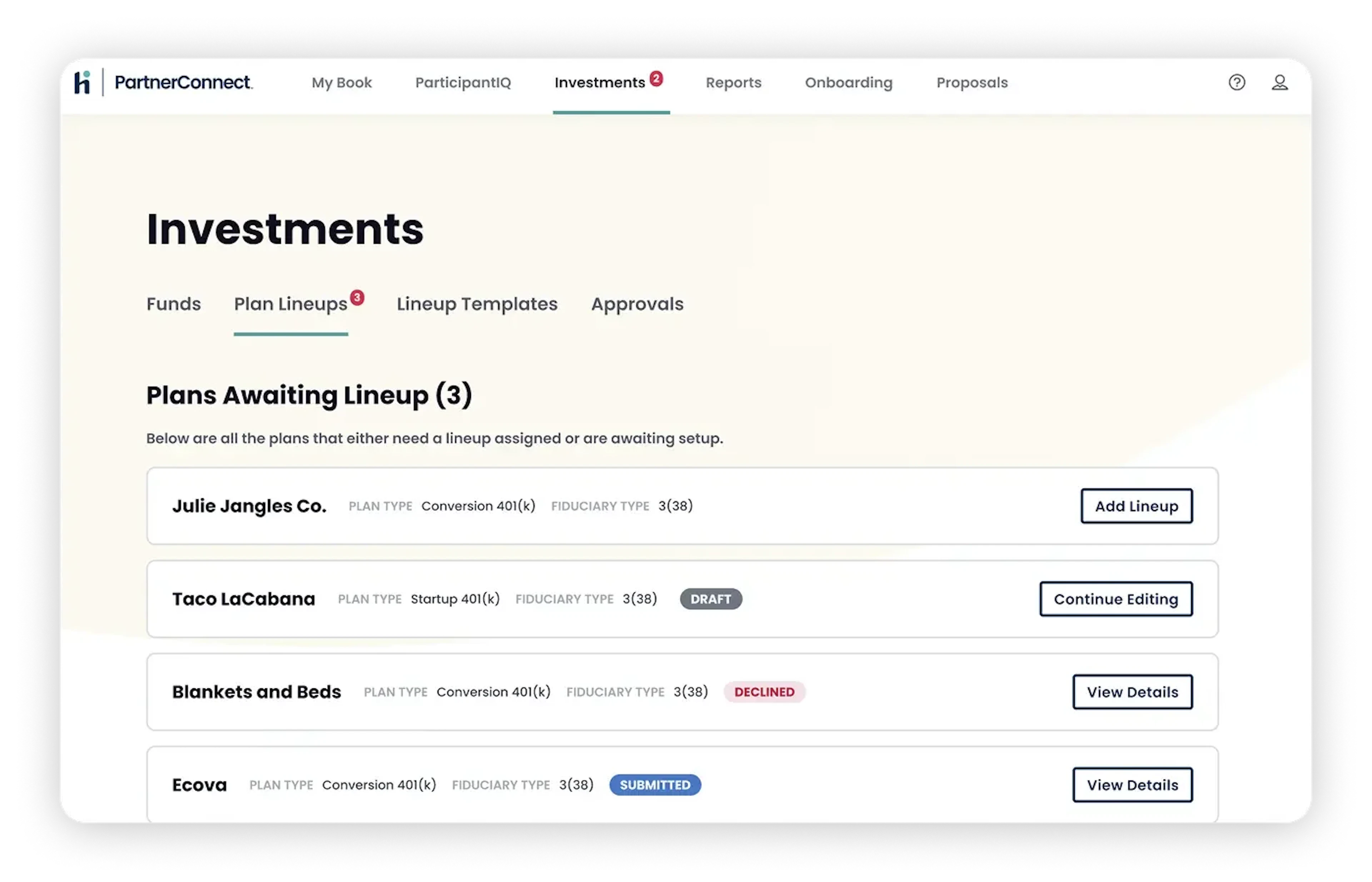 PartnerConnect™ - Retirement Planning Platform and Tools | Human ...